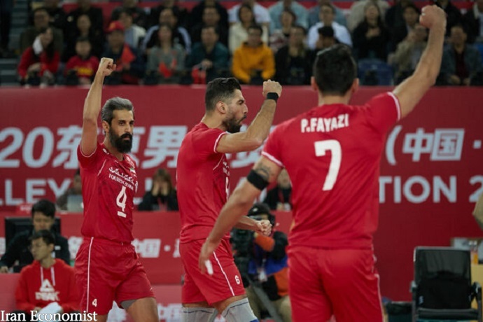 تیم ملی والیبال ایران همچنان در جایگاه هشتم جهان
