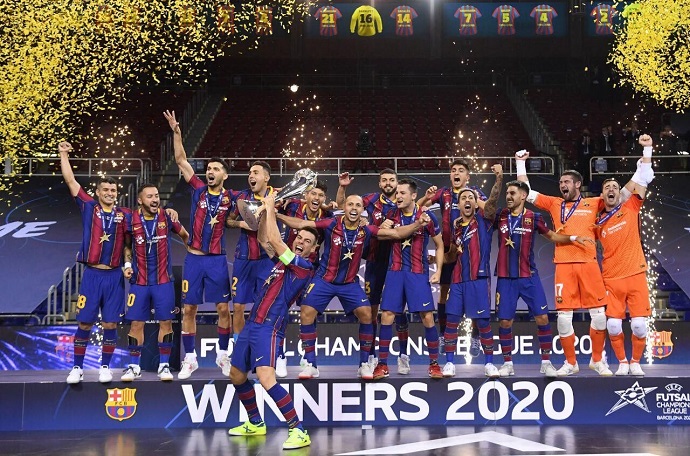 بارسلونا قهرمان لیگ قهرمانان فوتسال اروپا شد