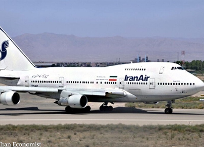 هواپیماهای ایران‌ایر با قطعات تولید داخل تعمیر و نگهداری می‌شود