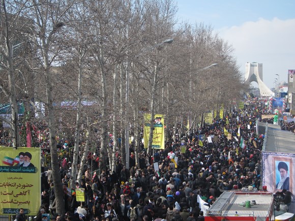 راهپیمایی 22 بهمن 1394 تهران در سالروز پیروزی شکوهمند انقلاب اسلامی