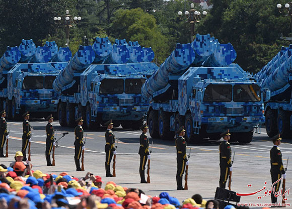 نظم حیرت انگیز و فتوشاپی رژه ارتش چین