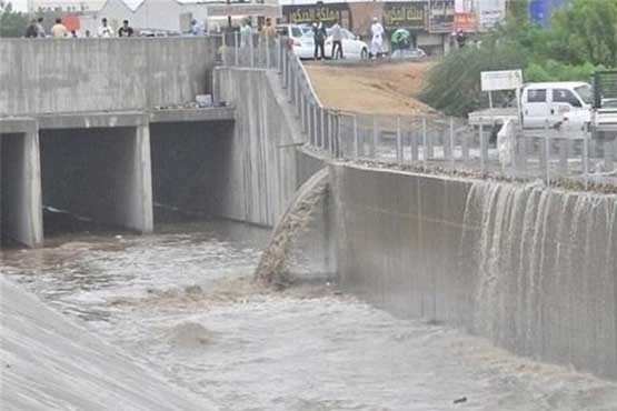 جده عربستان- بارندگی