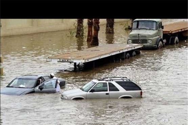 جده عربستان- بارندگی