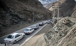 جاده کرج - چالوس هفتم دی ماه یک طرفه می شود