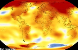 پنج سال گذشته گرمترین سال های کره زمین بود
