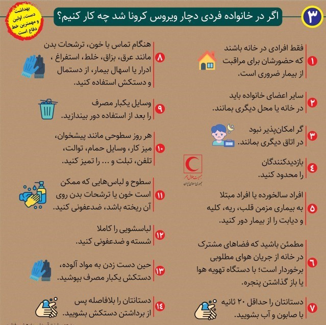 چهکنیم تا به ویروس «کرونا» مبتلا نشویم ؟ + اینفوگرافیک چهکنیم تا به ویروس «کرونا» مبتلا نشویم ؟ + اینفوگرافیک