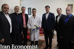 اهدای کمک نقدی بانک رفاه برای تجهیز بیمارستان لبافی نژاد