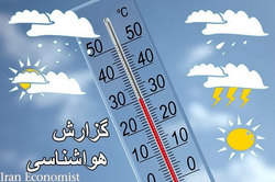 تداوم بارش باران در شمال و خیزش گردوخاک در شرق