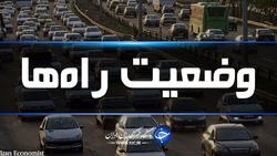 ترافیک در آزادراه کرج-تهران سنگین است
