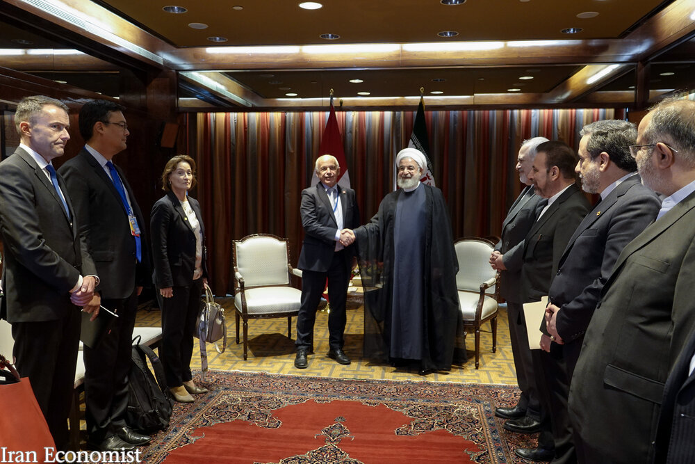دیدارهای رئیس جمهور با مقامات اروپایی در نیویورک