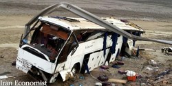مصدومیت 18 دانش‌آموز بر اثر واژگونی «مینی بوس»
