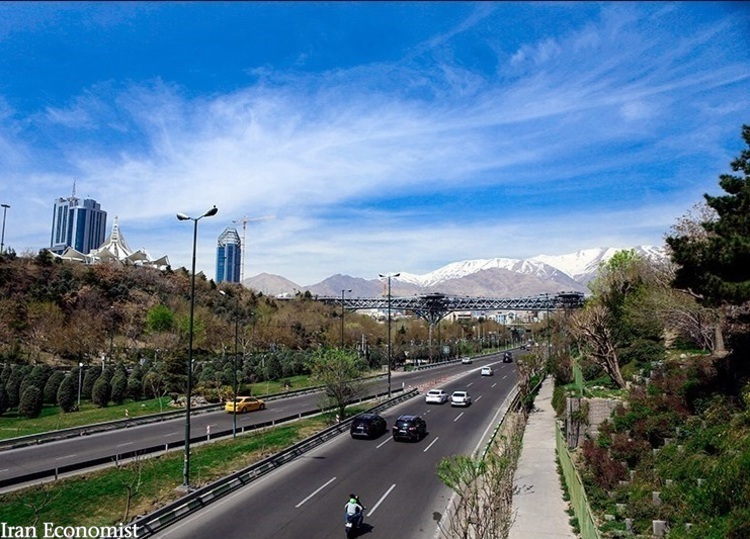 هوای تهران خوب به لطف باد و باران هوای تهران خوب به لطف باد و باران