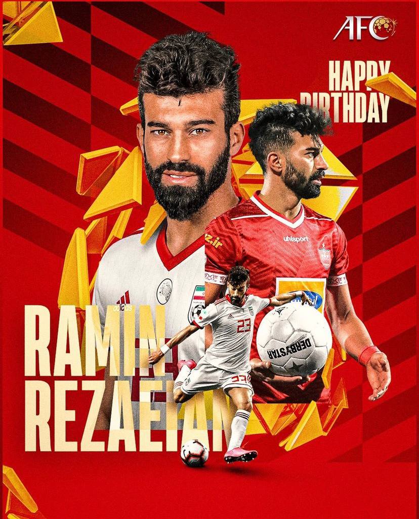 تبریک تولد AFC به مدافع پرسپولیس