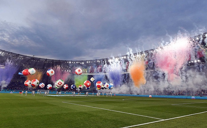 ببینید| تصاویر زیبا از مراسم افتتاحیه یورو 2020