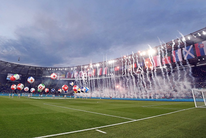 ببینید| تصاویر زیبا از مراسم افتتاحیه یورو 2020