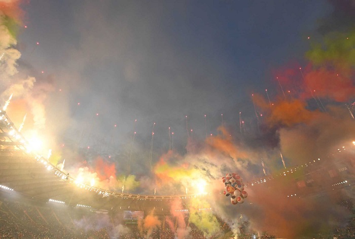 ببینید| تصاویر زیبا از مراسم افتتاحیه یورو 2020