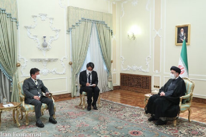 رییسی در دیدار وزیر خارجه ژاپن تاکید کرد:ضرورت آزادسازی منابع ارزی مسدودشده ایران در ژاپنرئیسی