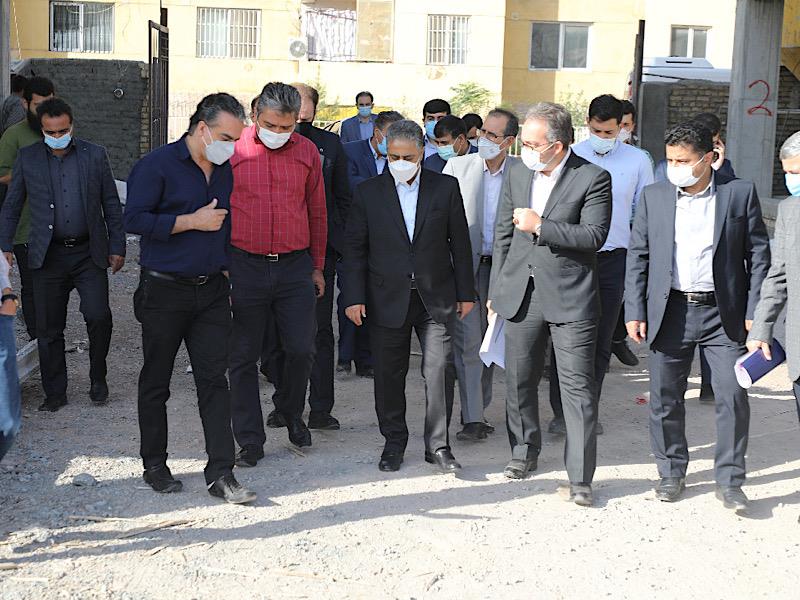 بازدید مدیرعامل بانک مسکن از شهر جدید پرند