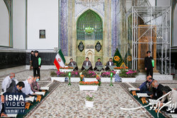 نوای ترتیل قرآن کریم در حرم امام رضا (ع)