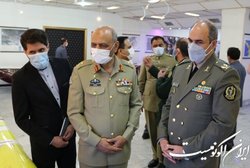 بازدید رئیس سازمان نقشه برداری پاکستان از دستاوردهای سازمان جغرافیایی وزارت دفاع