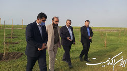 بازدید مسئولان سازمان محیط زیست از محل احداث پتروشیمی در میانکاله