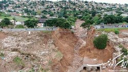 تلفات سیل در آفریقای جنوبی از ۳۴۰ نفر گذشت