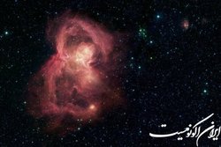 درخشش یک پروانه کیهانی زیبا