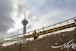 هوای تهران در شرایط قابل قبول  احتمال گسیل گرد و خاک در مناطق مستعد