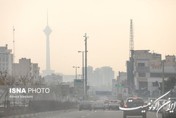 کیفیت هوای تهران در وضعیت «قرمز»