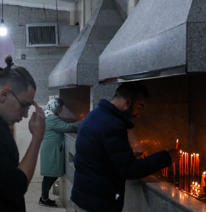 مراسم سال نو میلادی در کلیسای «تارگمانچاتس» تهران