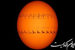 تایم‌لپس باورنکردنی از اوج ۸ ساله لکه‌های خورشید