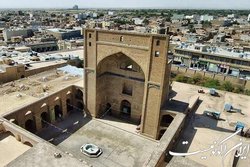 رطوبت‌زدگی  در «مسجد جامع» سمنان