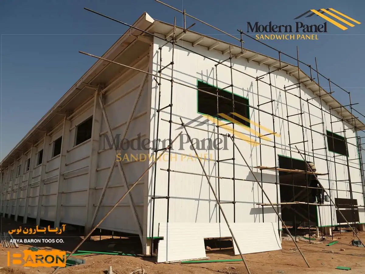 استفاده از ساندویچ پانل دیواری در ساخت و ساز