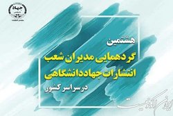 برگزاری هشتمین گردهمایی مدیران شعب انتشارات جهاد دانشگاهی سراسر کشور