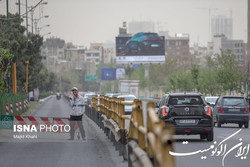 آلودگی ۲۵ ایستگاه سنجش کیفیت هوای تهران