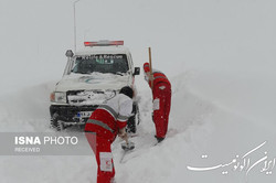 امدادرسانی به بیش از ۸۰۰۰ نفر در برف و کولاک