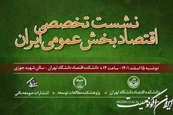 نشست تخصصی اقتصاد بخش عمومی ایران برگزار می‌شود