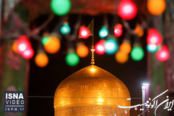 جشن نیمه شعبان در حرم امام رضا (ع)