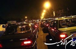 بارش برف و باران در جاده‌های اصفهان و اردبیل