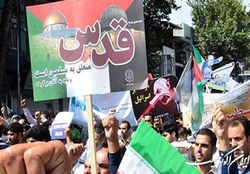 راهپیمایی روز جهانی قدس سبب روحیه بخشی به مبارزان فلسطینی است