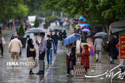 ادامه بارش‌ تا آخر هفته در بیشتر نقاط کشور