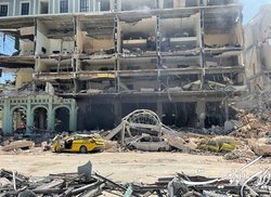 افزایش تلفات حادثه انفجار در هتل تاریخی هاوانا