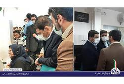 بازدید مخبر و عبدالملکی از سامانه تلفن شکایات مردمی