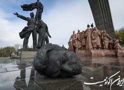 گزارش زنده مجری تلویزیون از اوضاع اوکراین