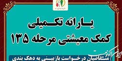 یارانه کمک معیشتی مرحله ۱۳۵ به حساب سرپرستان متقاضی واریز شد