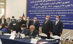 سند نقشه راه تهاتر کالایی ایران و کوبا امضا شد