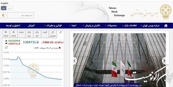 کاهش 7488 واحدی شاخص بورس تهران