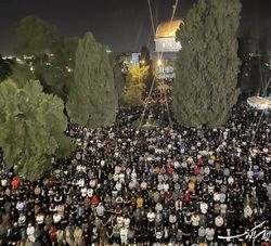۲۵۰ هزار نفر در نماز چهارشنبه شب شرکت کردند