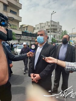 حضور نیکزاد در راهپیمایی روز قدس