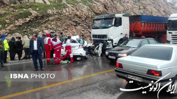 ۱۴ مصدوم در پی وقوع دو تصادف